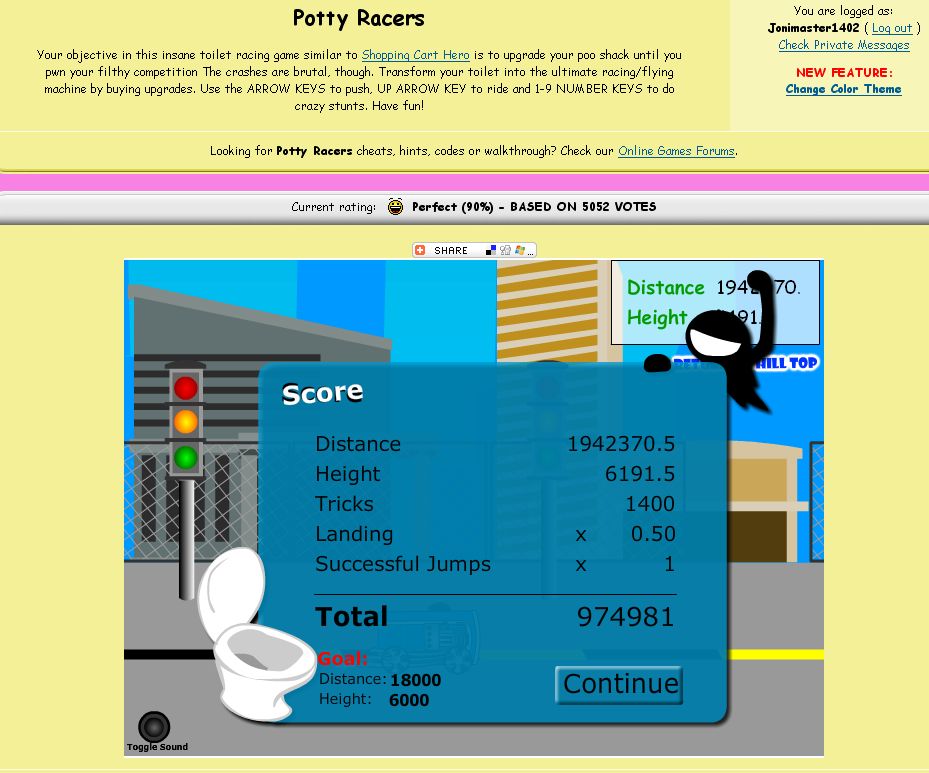 potty racers 1 hacked